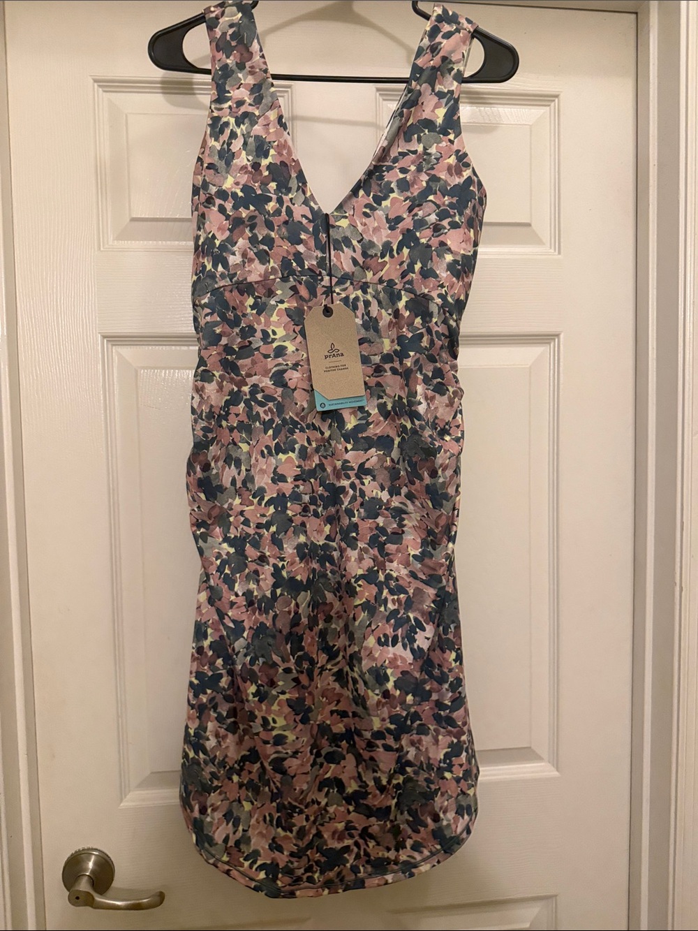 V-Neck Prana Dress NWT built in bra support